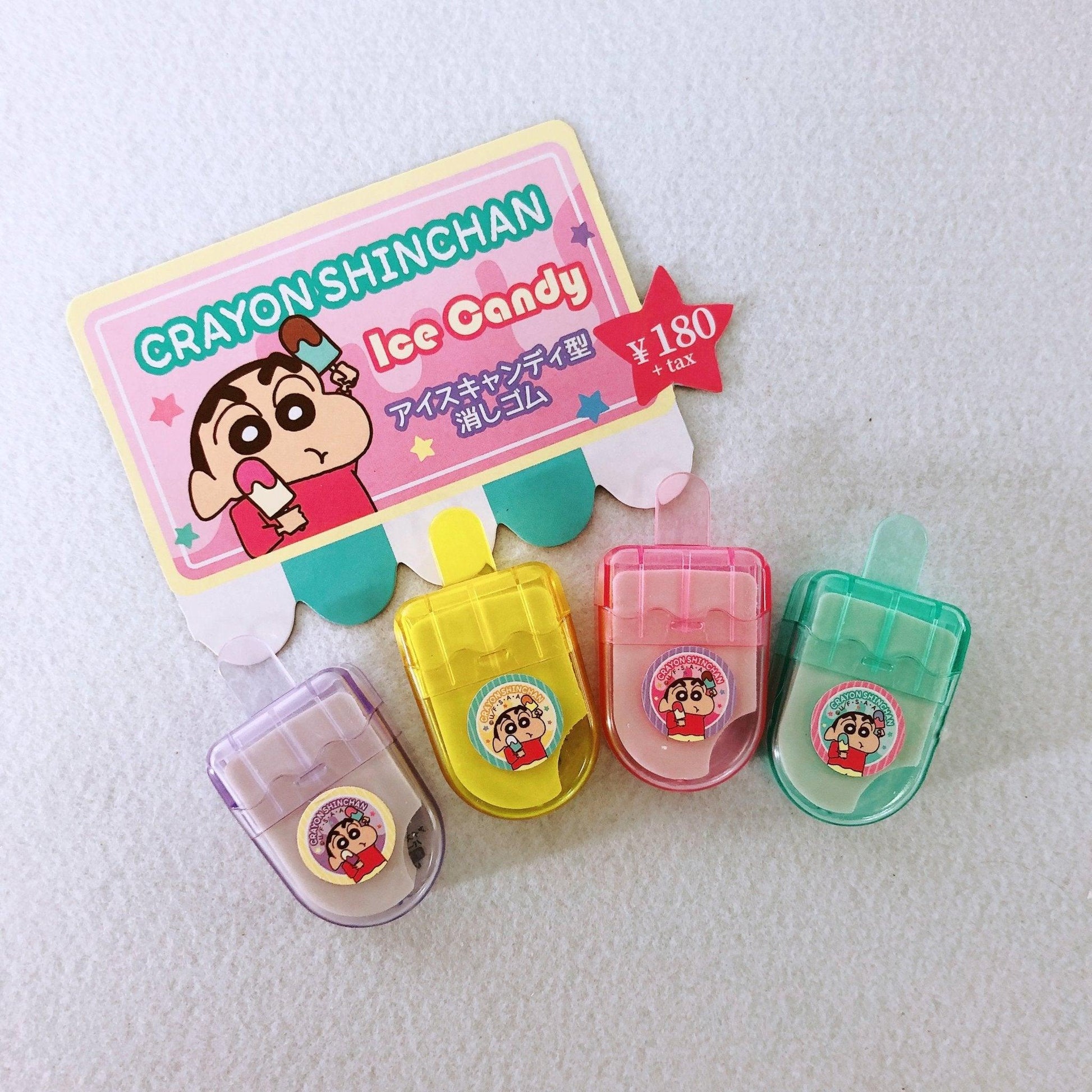 T'S FACTORY KS-55400 Crayon Shin-chan Popsicle Eraser Modeling Eraser - CHL-STORE 