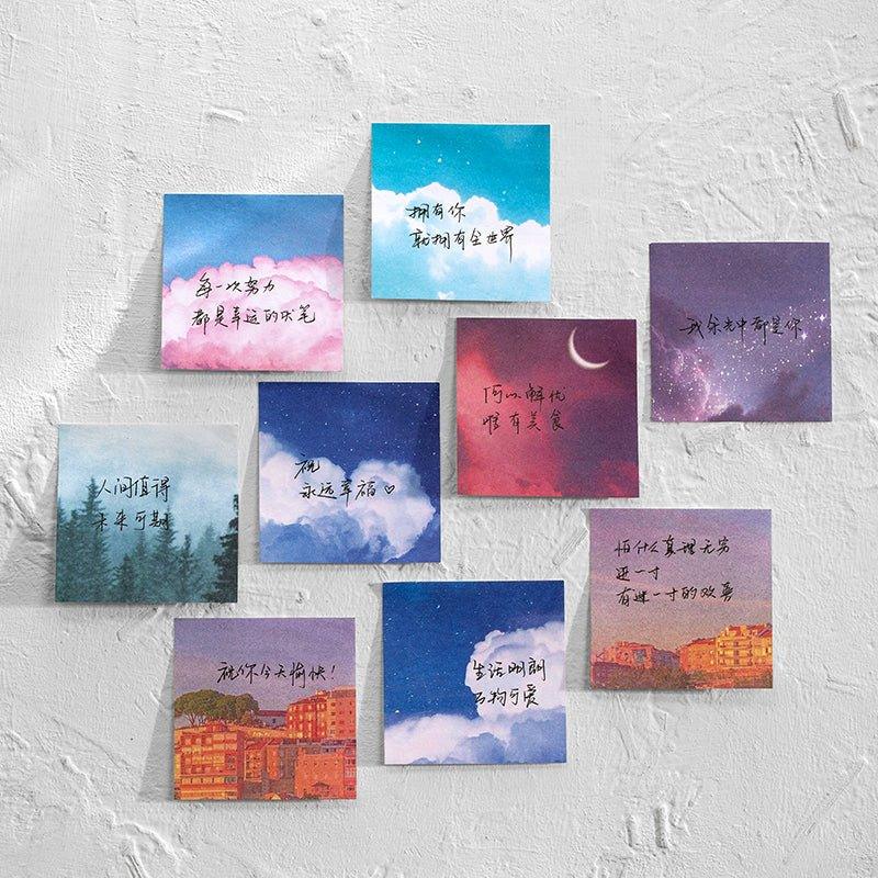 Talking about multi-version notes Jinghong Yunyan series sky and clouds shape notes - CHL-STORE 