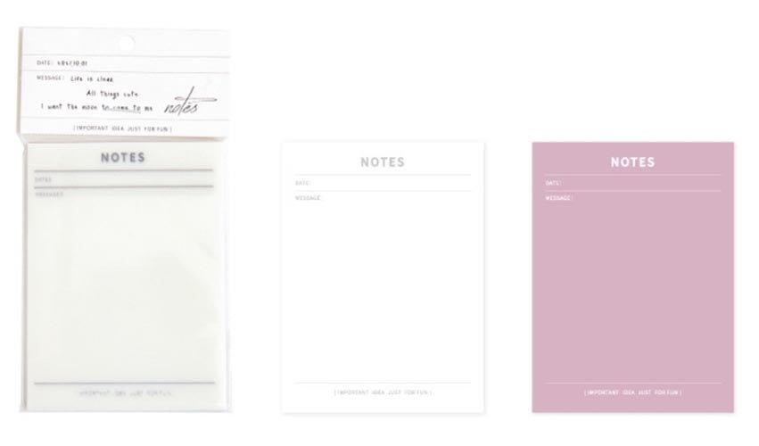 Talking about yourself Human Observer series PET two-color notes NP-000072 - CHL-STORE 