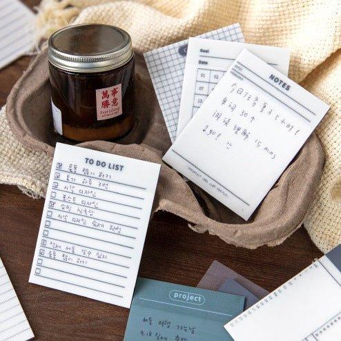 Talking about yourself Human Observer series PET two-color notes NP-000072 - CHL-STORE 