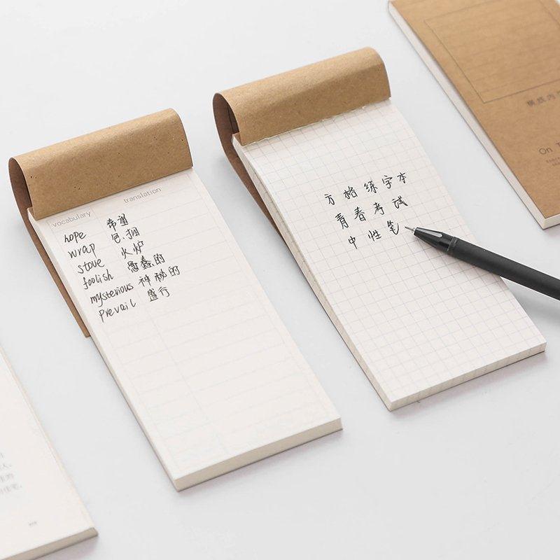 Tearable small notepad horizontal line square blank TODO 50 sheets NP-H7TIY-301 - CHL-STORE 