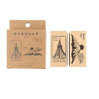 The lover of the letter, the wooden seal, accompany you all over the world, the wooden decorative seal NP-H7TAY-629 - CHL-STORE 