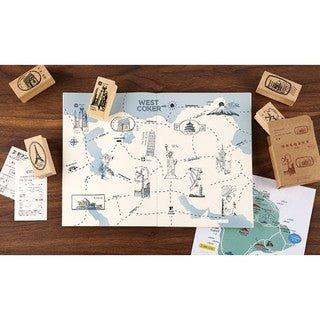 The lover of the letter, the wooden seal, accompany you all over the world, the wooden decorative seal NP-H7TAY-629 - CHL-STORE 