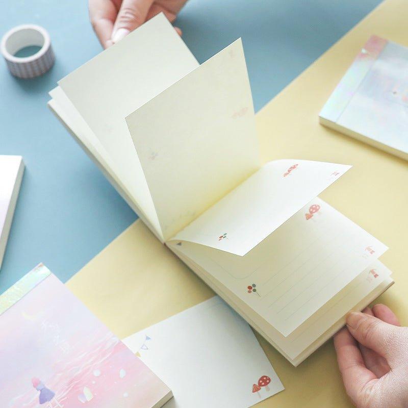 The Realm of the Sky PVC Flip Memo Pad MEMO Paper Style Randomly Shipped NP-050024 - CHL-STORE 