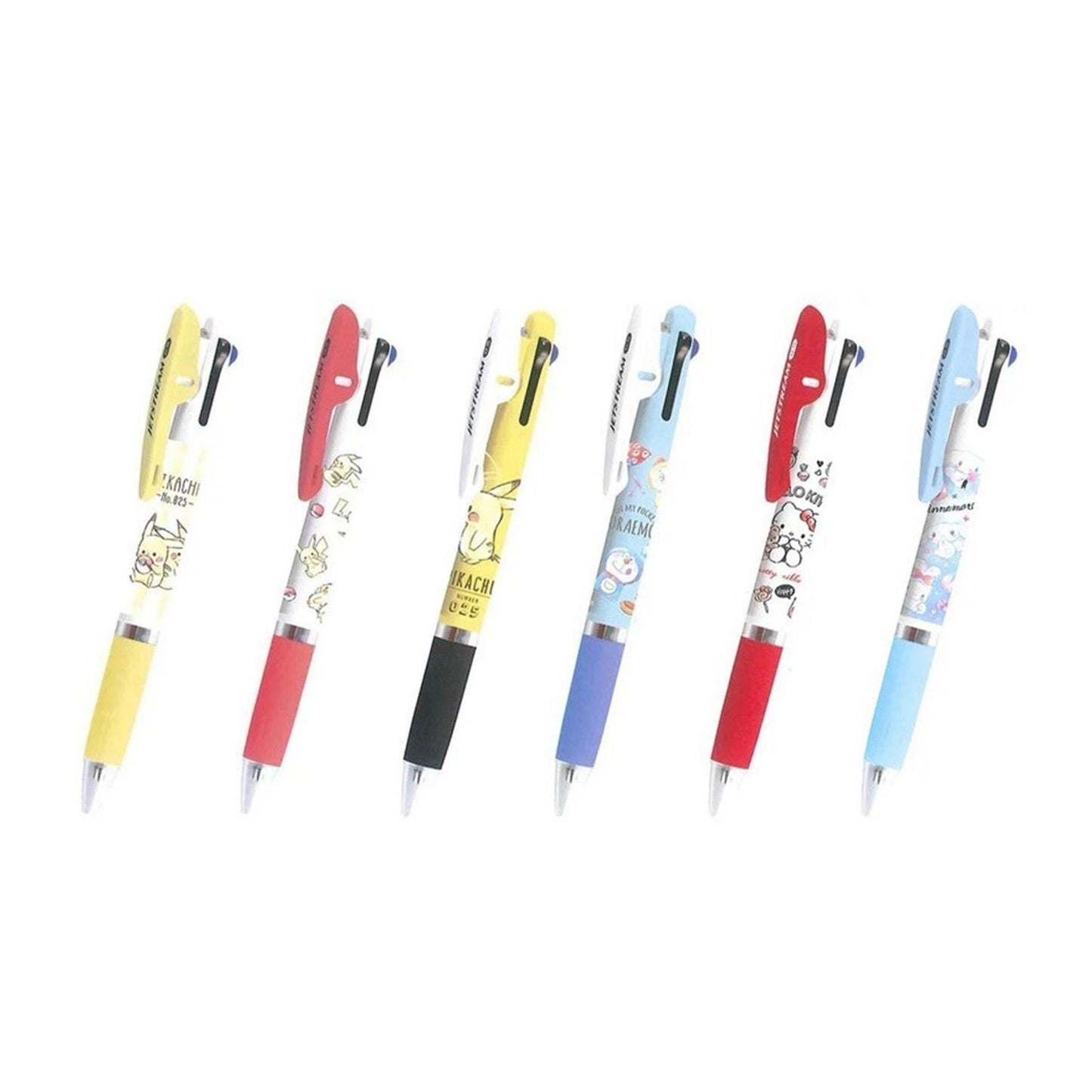 Three-color pen CUTE MODEL x UNI JETSTREAM 0.5MM popular character joint style Hello Kitty Pokémon Winnie the Pooh stationery collection student office STA-710823 - CHL-STORE 