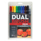 Tombow AB-T SET10 Double-ended Color Brush 10 Colors Group Three Primary Color Series Galaxy Series - CHL-STORE 
