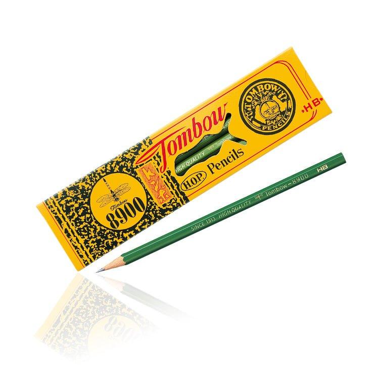 TOMBOW Nostalgic Pencil 8900 Drawing Sketch Pencil 6 Angle Axis 1 Enter 2H/H Pencil Drawing - CHL-STORE 