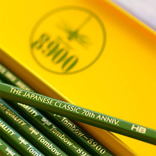 TOMBOW Nostalgic Pencil 8900 Drawing Sketch Pencil 6 Angle Axis 1 Enter 2H/H Pencil Drawing - CHL-STORE 