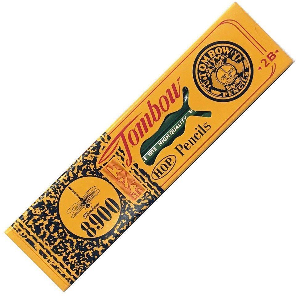 TOMBOW Nostalgic Pencil 8900 Drawing Sketch Pencil 6 Angle Axis 1 Enter 2H/H Pencil Drawing - CHL-STORE 