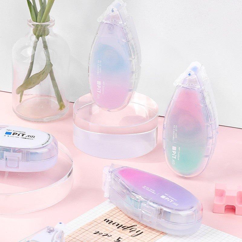 Tombow PIT AIR mini limited color environmental protection mute glide double-sided adhesive tape - CHL-STORE 