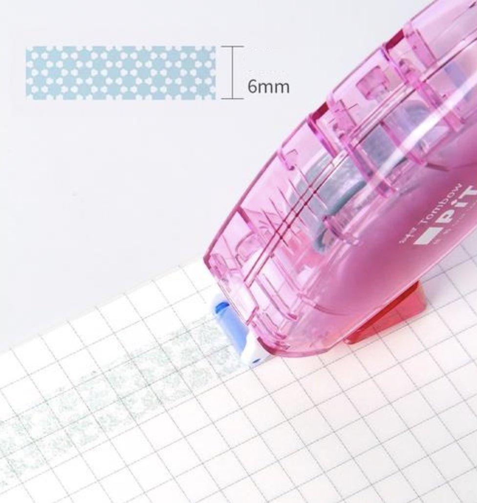 Tombow PIT AIR mini limited color environmental protection mute glide double-sided adhesive tape - CHL-STORE 