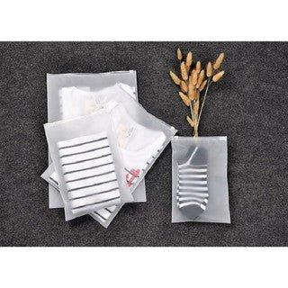 Travel Storage Bags Translucent Clip-On Bags EVA Zipper Bag Frosted Packaging Bag Matte Storage Bag Waterproof Bag Dust Bag Sealed Bag NP-H7TAF-163 - CHL-STORE 