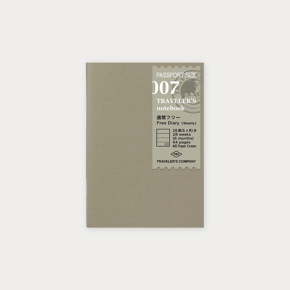 Traveler's Notebook Calendar type inner core passport type 007 - CHL-STORE 