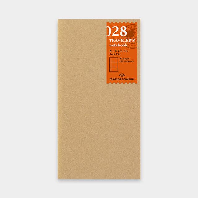 Traveler's Notebook Regular size card folder with inner core, three-fold folder - CHL-STORE 