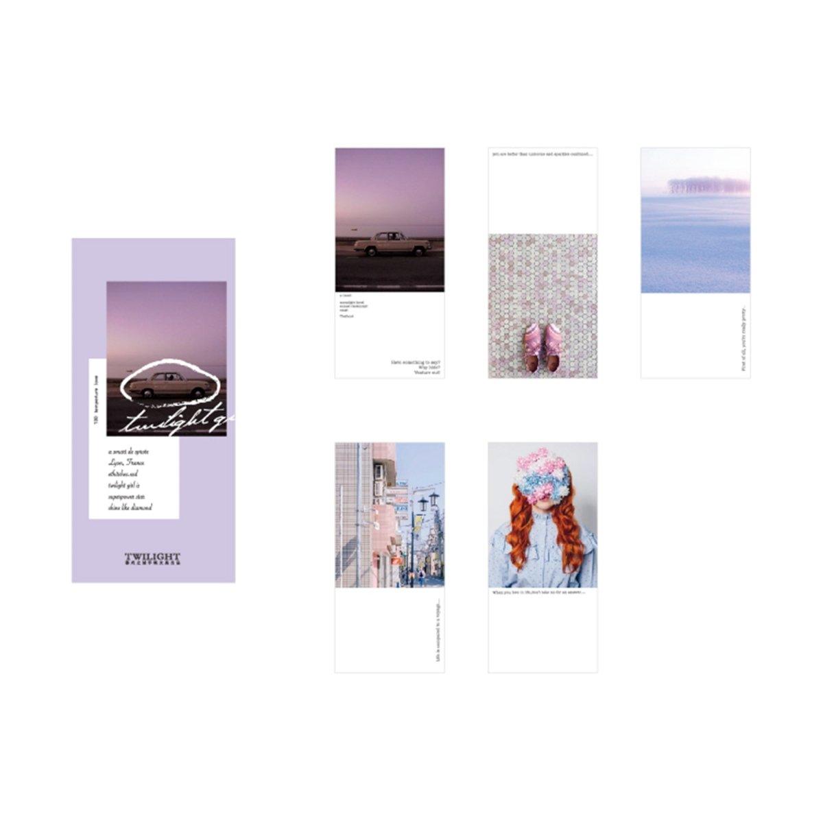 Twilight City, Sulu's Journey, City Scenery Note Paper, Background Material DIY Primer Paper NP-H7TIY-303 - CHL-STORE 