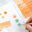 Twilight Decorative Stickers Watercolor Texture Series Index Bookmarks Message Notes N Times Stickers DIY Handbook Diary Album Stickers - CHL-STORE 
