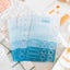 Twilight Decorative Stickers Watercolor Texture Series Index Bookmarks Message Notes N Times Stickers DIY Handbook Diary Album Stickers - CHL-STORE 