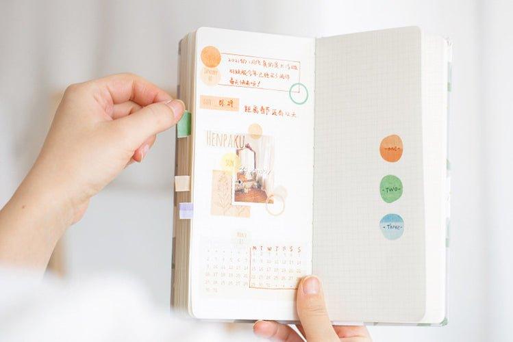 Twilight Decorative Stickers Watercolor Texture Series Index Bookmarks Message Notes N Times Stickers DIY Handbook Diary Album Stickers - CHL-STORE 