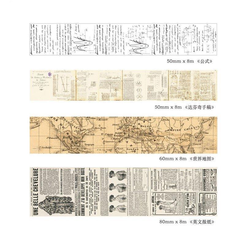 Twilight Gothic Vintage Collection Decorative Washi Tape NP-H7TIW-017 - CHL-STORE 