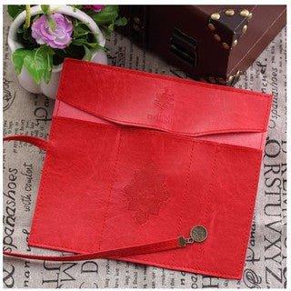 Twilight Saga Wenqing Scholarly Cylinder Scroll Retro Imitation Leather Modeling PU Pencil Pencil Case Pencil Case Pencil Bag Storage Bag NP-H7TIQ-117 - CHL-STORE 