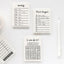 Twilight Simple Line Series MINI Notepad Note Paper - CHL-STORE 