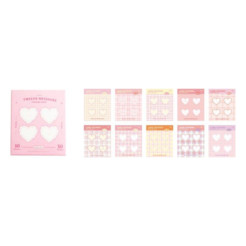 Twilight Twelve Message Series Material Sticker Pack NP-000127 - CHL-STORE 