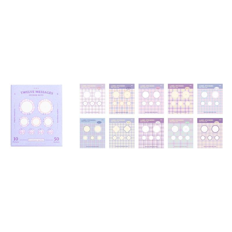 Twilight Twelve Message Series Material Sticker Pack NP-000127 - CHL-STORE 