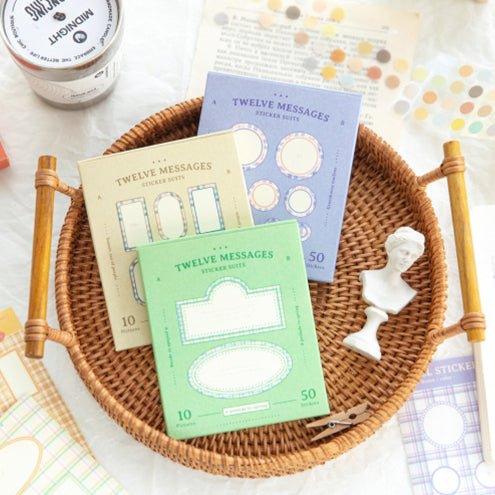 Twilight Twelve Message Series Material Sticker Pack NP-000127 - CHL-STORE 
