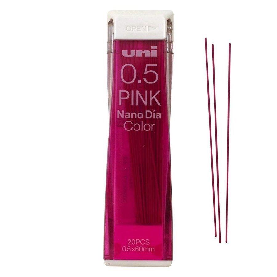 UNI 0.5mm uni0.5-202NDC pencil lead mechanical pencil lead 20pcs lavender purple colorful color - CHL-STORE 