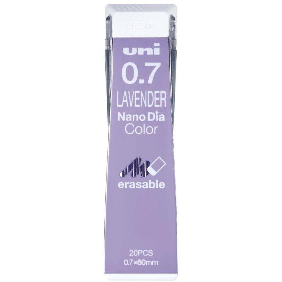 UNI 0.5mm uni0.5-202NDC pencil lead mechanical pencil lead 20pcs lavender purple colorful color - CHL-STORE 