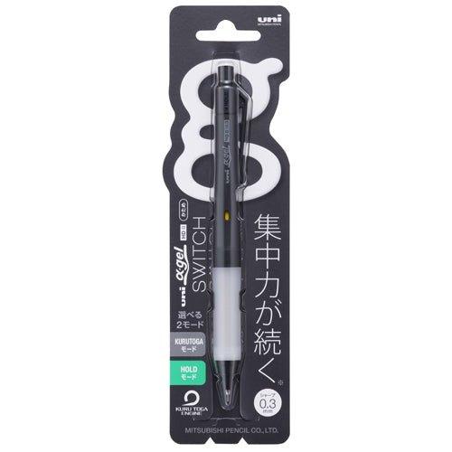 UNI Alpha gel Kurutoga SWITCH Dual Mode Jelly Grip 0.5mm Bubble Shell Mechanical Pencil - CHL-STORE 