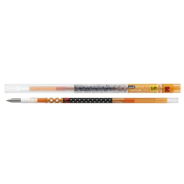UNI Disney Minnie Mouse STYLE FIT Refill 0.38mm Orange Color Gel Ink UMR-129DS-38.4 - CHL-STORE 