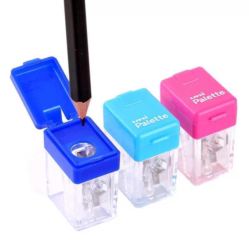 Uni DPS101PLT Palette Mini Student Pencil Sharpener Pencil Sharpener Manual Pencil Sharpener DPS101PLT - CHL-STORE 