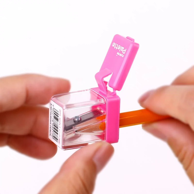 Uni DPS101PLT Palette Mini Student Pencil Sharpener Pencil Sharpener Manual Pencil Sharpener DPS101PLT - CHL-STORE 