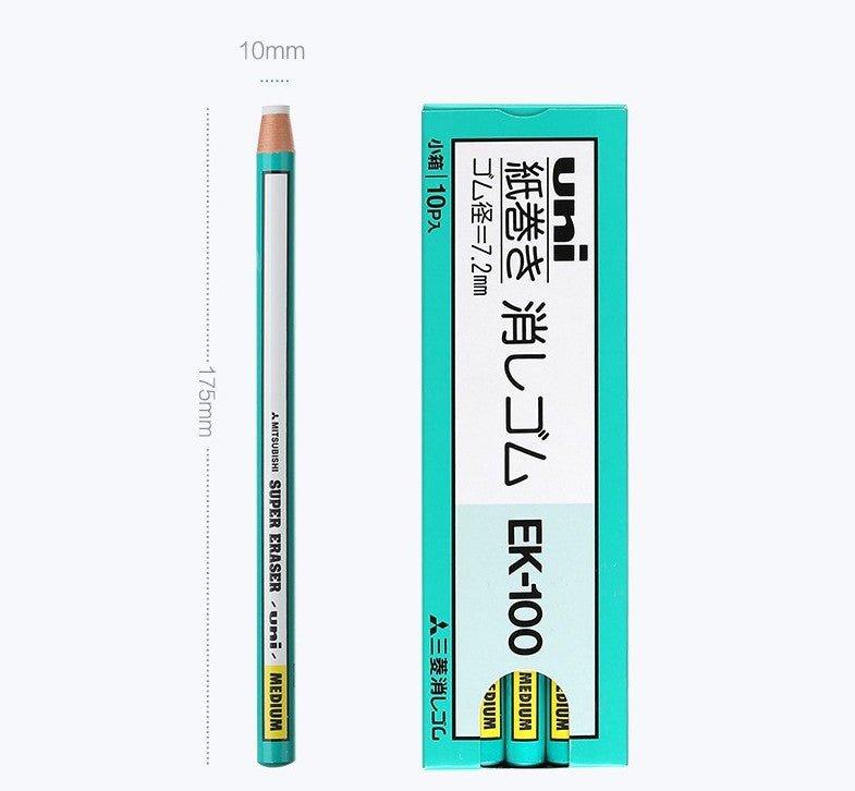 Uni EK-100 SUPER ERASER Drawing Essential Long Paper Roll Eraser Wipe - CHL-STORE 