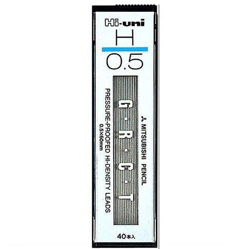 UNI HU03300 HI-UNI Pencil Refill Automatic Refill GRCT HU05300 HU03300 0.3mm 0.5mm pencil lead - CHL-STORE 