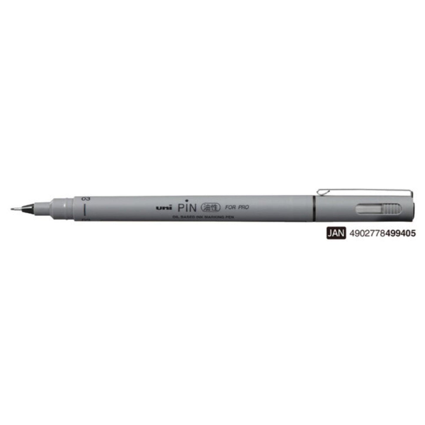 UNI PIN-03A 0.64MM SUBSTITUTE NEEDLE TIP PEN BLACK - CHL-STORE 