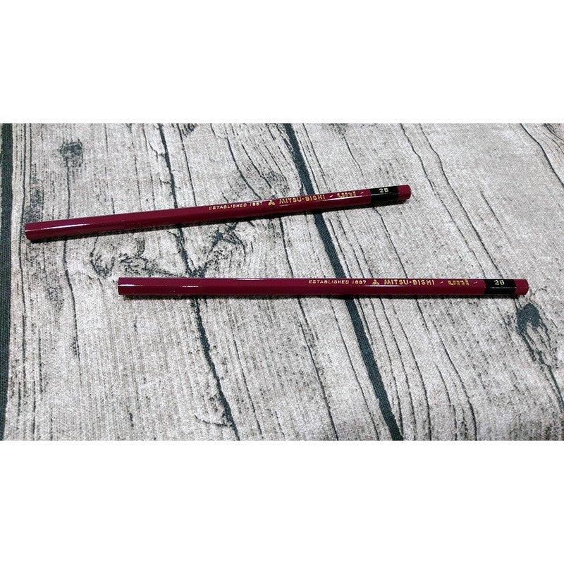 Uni UK(N) Pencil Set 12pcs 2B pencil wooden pencil UKN2B sketch pencil - CHL-STORE 