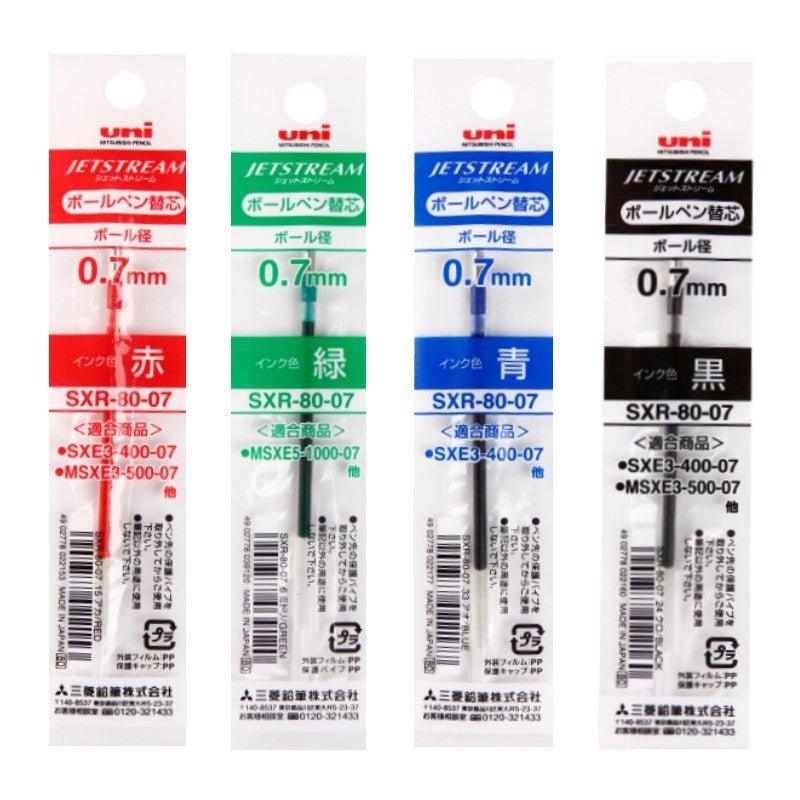 Uni Ultra-low friction Jetstream Refill 0.7mm SXR-80-07 - CHL-STORE 