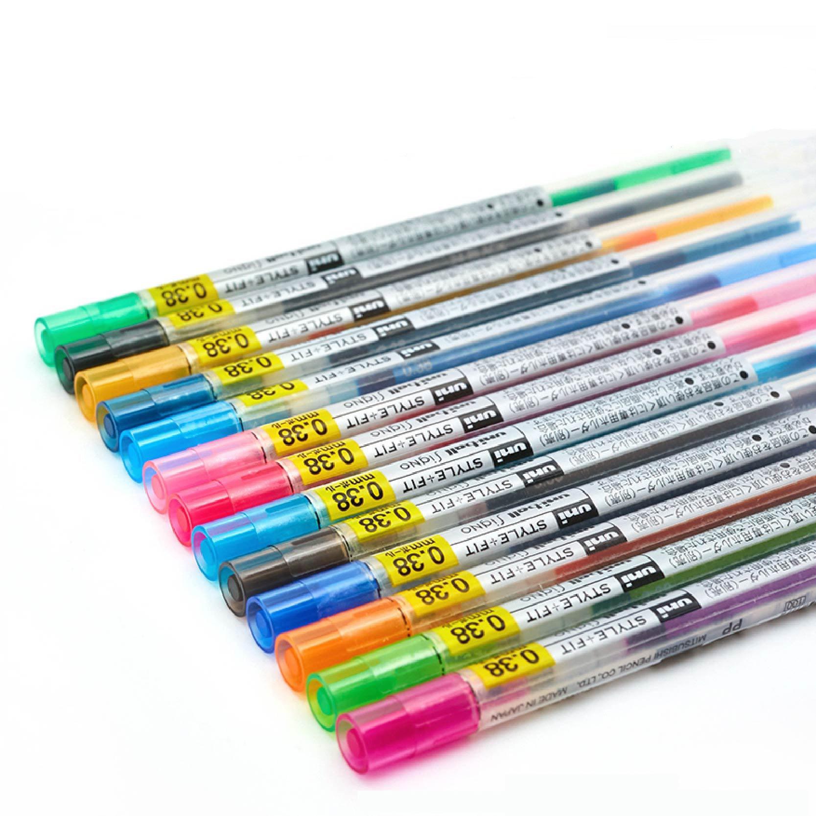UNI UMR-109 Style FIT Happy Pen Multicolor Pen Series Gel Pen 0.5mm 0.38mm Refill - CHL-STORE 