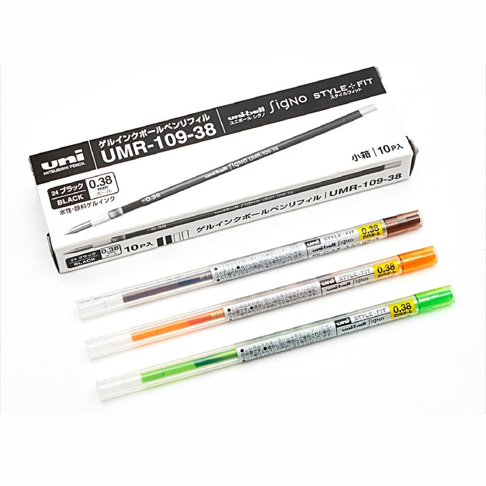 UNI UMR-109 Style FIT Happy Pen Multicolor Pen Series Gel Pen 0.5mm 0.38mm Refill - CHL-STORE 