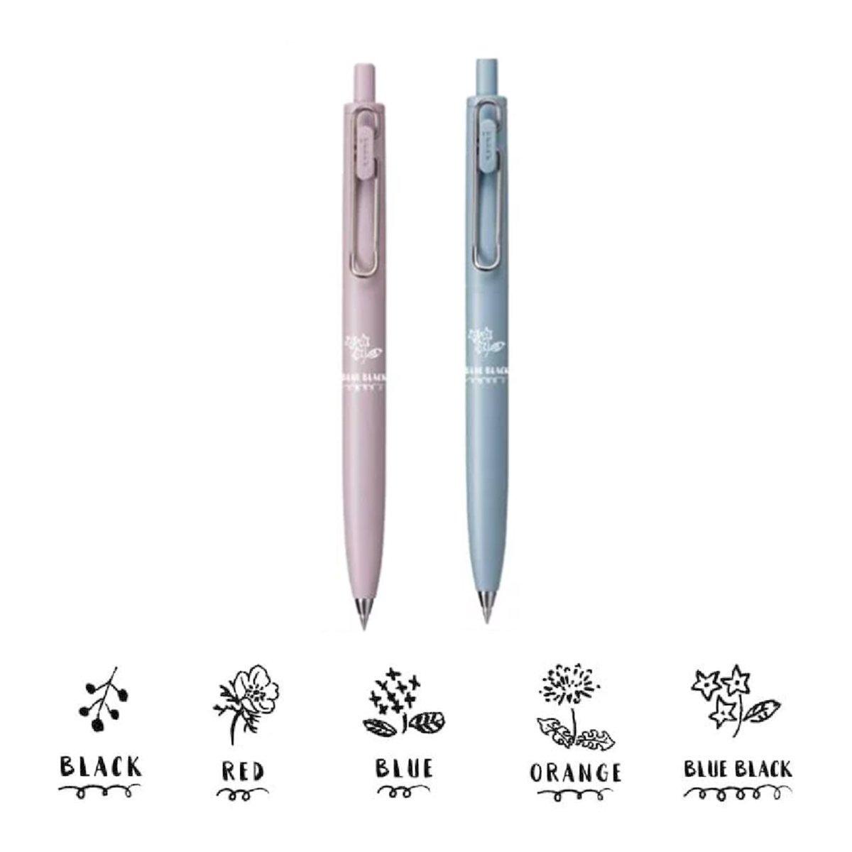 UNI uni-ball one F flower series limited 0.5mm gel pen UMNS05D UMNS38D - CHL-STORE 