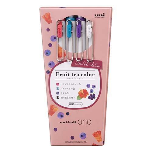 UNI uni-ball one UMNS38.W 0.38MM Limited Edition Color Fruit Brown Colorful Color White Axis Fruit Brown Set - CHL-STORE 