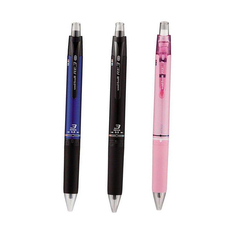 Uni uni-ball URE3500051P R:E3 0.5mm three-color magic eraser pen - CHL-STORE 