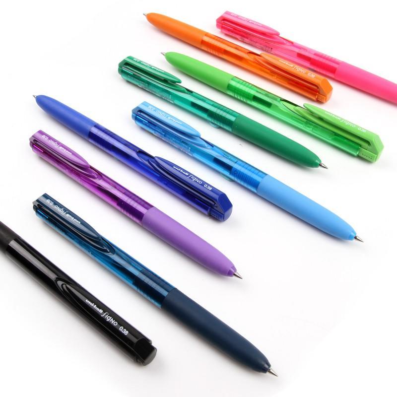 UNI Uniball Signo RT1 0.38mm UMN-155 Gel Pen Transparent Rod UMN155N38 - CHL-STORE 