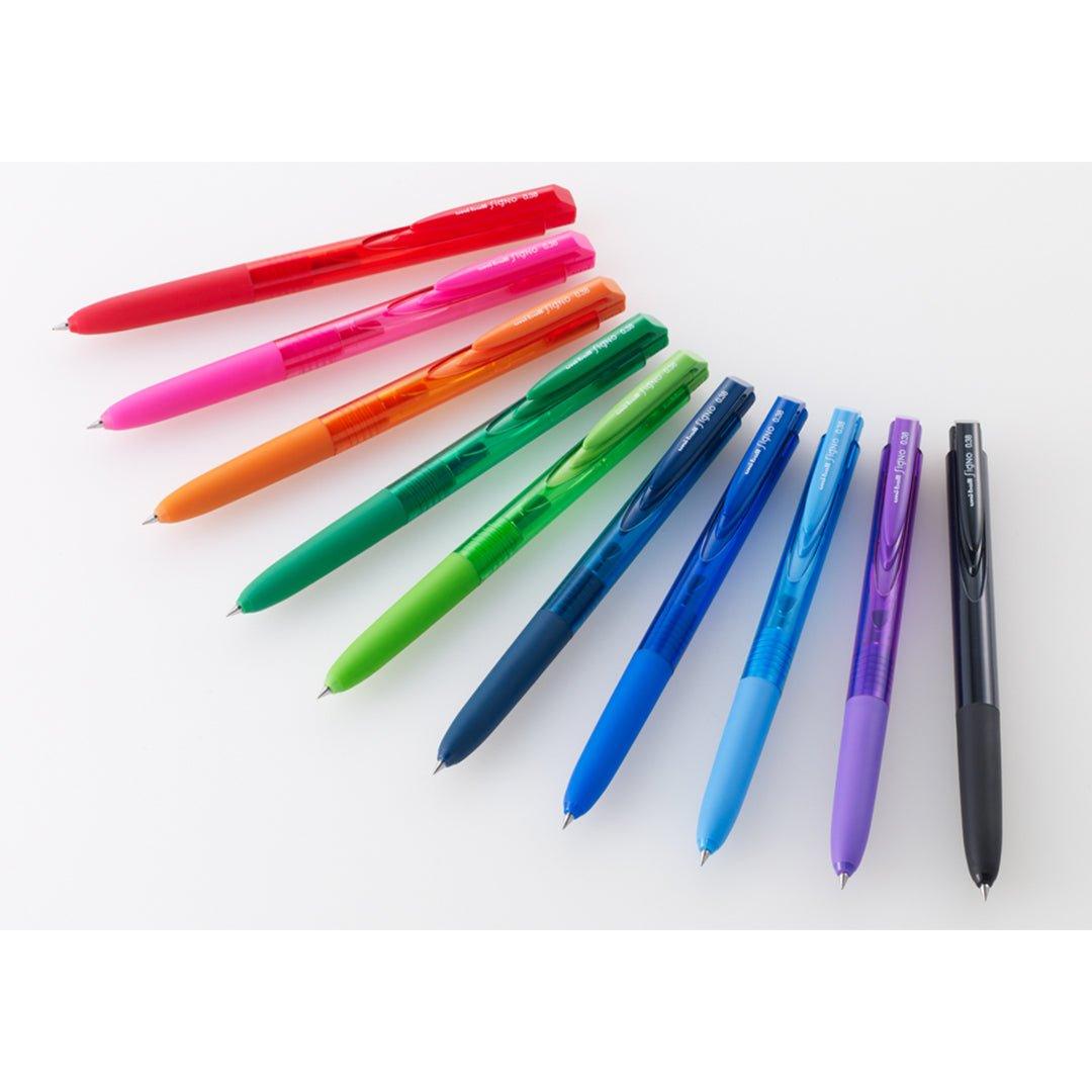 UNI Uniball Signo RT1 0.38mm UMN-155 Gel Pen Transparent Rod UMN155N38 - CHL-STORE 