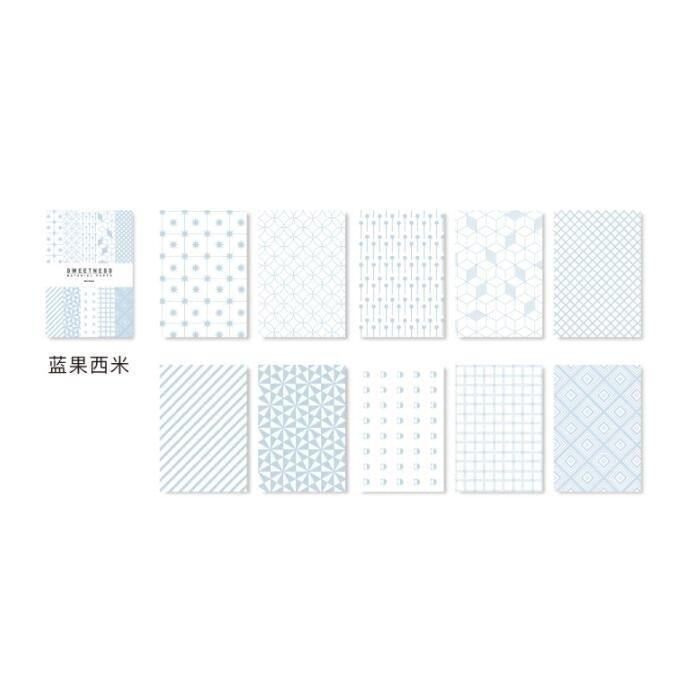Vintage Material Paper Sweet Supply Series 50 Sheets Material Paper Background Paper Handbook Material Card Stock Primer Paper NP-050004 - CHL-STORE 