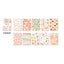 Vintage Material Paper Sweet Supply Series 50 Sheets Material Paper Background Paper Handbook Material Card Stock Primer Paper NP-050004 - CHL-STORE 