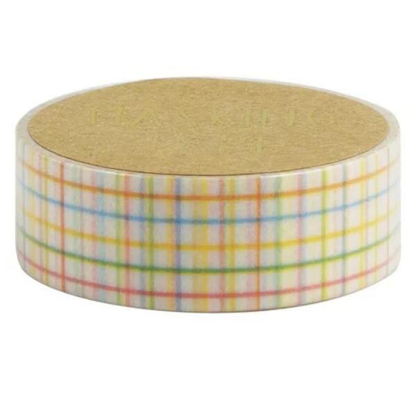 W-craft W02-MK-T00 15mm series paper tape W02-MK geometric pattern stripes Plaid dots - CHL-STORE 