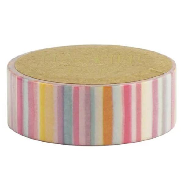 W-craft W02-MK-T00 15mm series paper tape W02-MK geometric pattern stripes Plaid dots - CHL-STORE 